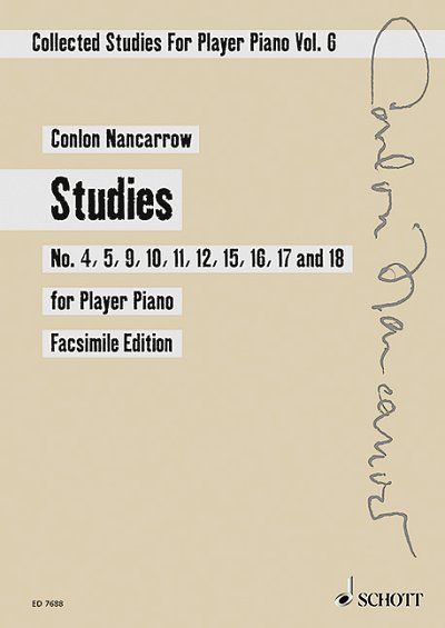 C. Nancarrow: Collected Studies for Player Piano