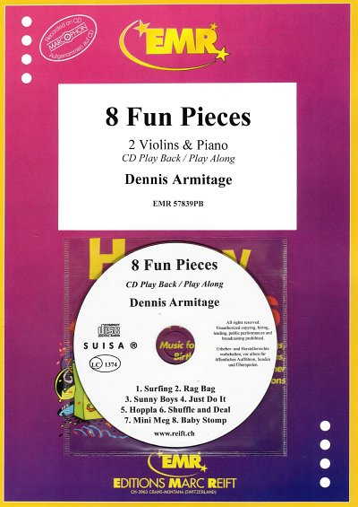 D. Armitage: 8 Fun Pieces, 2VlKlav (+CD)