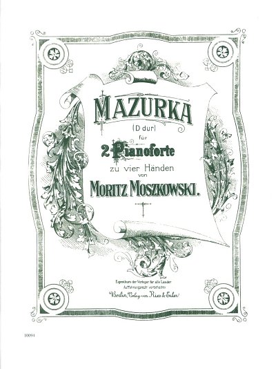 M. Moszkowski: Mazurka D-Dur, 2Klav