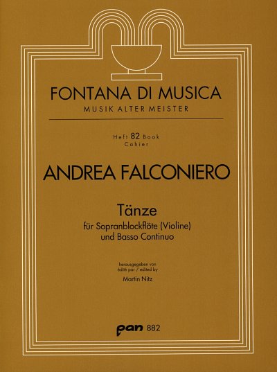 A. Falconieri: Tänze, Sbf/VlBc (KlavpaSt)