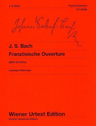 J.S. Bach: Franzoesische Ouverture BWV 831/831a, Klav