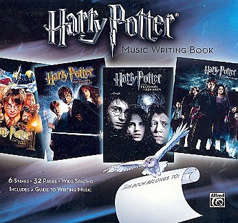 Notenheft: Harry Potter Music Writing Book