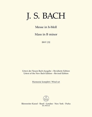 J.S. Bach: Messe h-Moll BWV 232, 5GsGch8OrcBc (HARM)