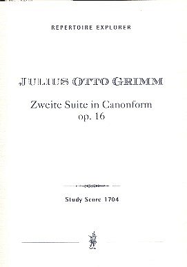 J.O. Grimm: Zweite Suite in Canonform, SinfOrch (Stp)