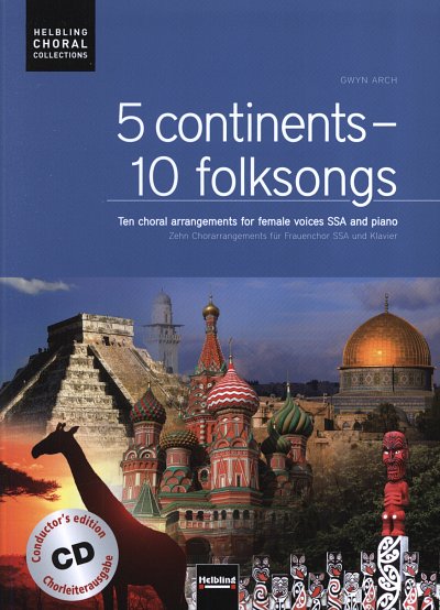 G. Arch: 5 continents - 10 folksongs, FchKlav (ChBCD)