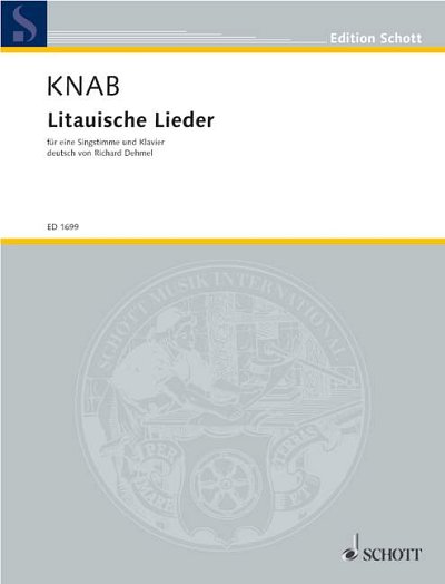 DL: A. Knab: Litauische Lieder, GesKlav