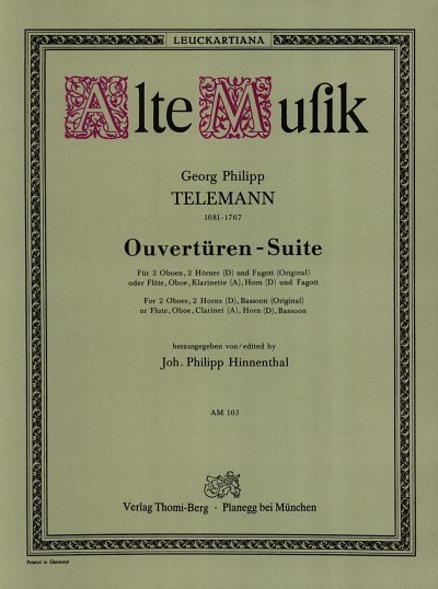 G.P. Telemann: Ouvertüren-Suite D-Dur