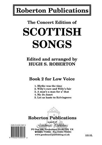Scottish Songs Book 2, GesTi (Chpa)