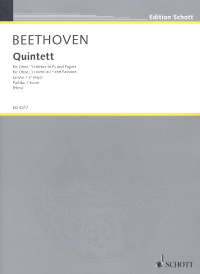 L. v. Beethoven: Quintett Es-Dur  (Part.)