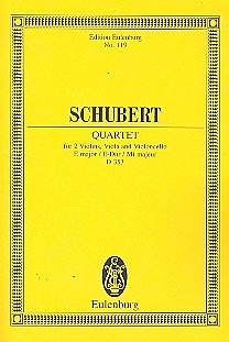 F. Schubert: Quartett E-Dur Op 125/2 D 353 Eulenburg Studien