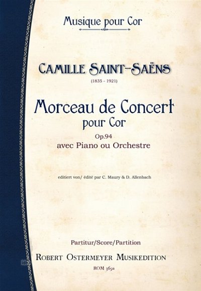 C. Saint-Saens: Morceau de concert f-Moll op. 94 (Part.)