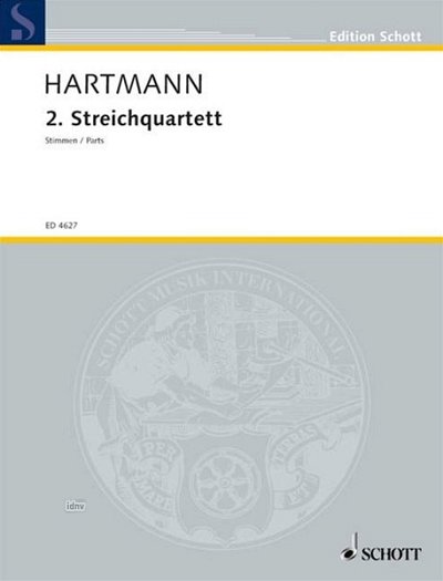 K.A. Hartmann: 2. Streichquartett , 2VlVaVc (Stsatz)