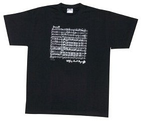 J.S. Bach: T-Shirt Bach Größe XL (schwarz)