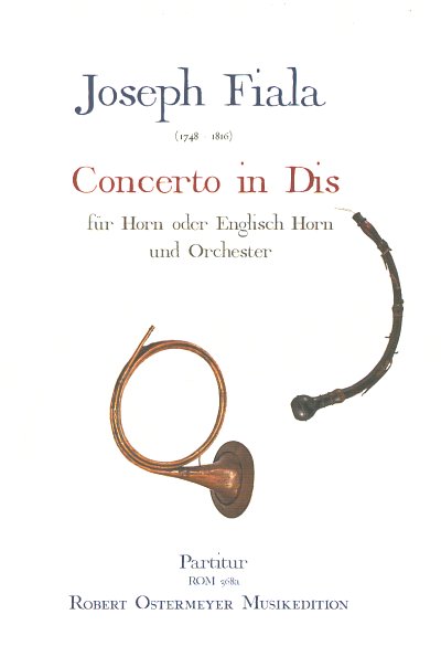 J. Fiala: Concerto in Dis, EhOrch (Part.)