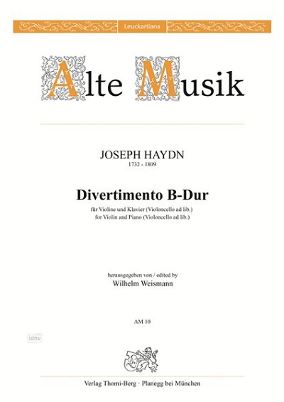 J. Haydn: Divertimento B-Dur Alte Musik Leuckartiana