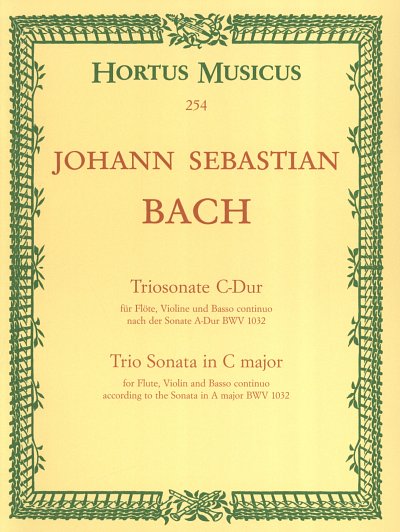 J.S. Bach et al.: Triosonate für Flöte, Violine und Basso continuo C-Dur