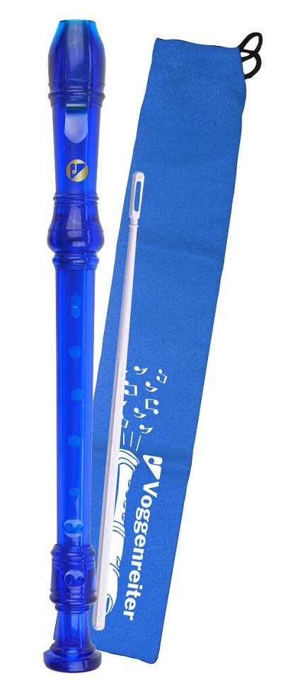Voggy_s Kunststoff-Blockflöte (blau) (Sbfl(Instr)) (blau)