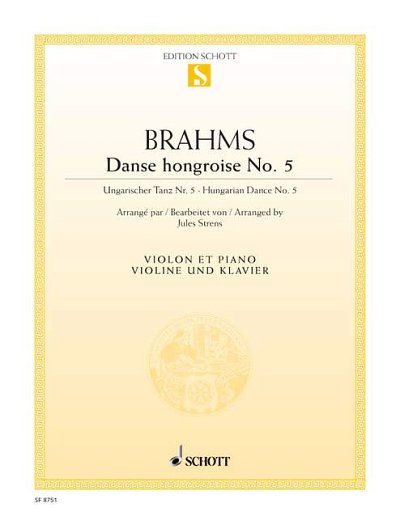 DL: J. Brahms: Ungarischer Tanz Nr. 5, VlKlav