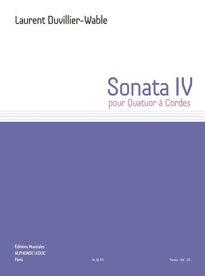 L. Duvillier-Wable: Sonata IV, 2VlVaVc (Stsatz)