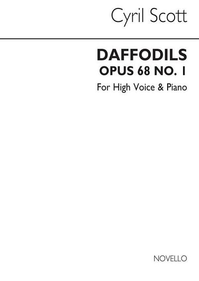 C. Scott: Daffodils Op68 No.1-high Voice/Piano, GesHKlav