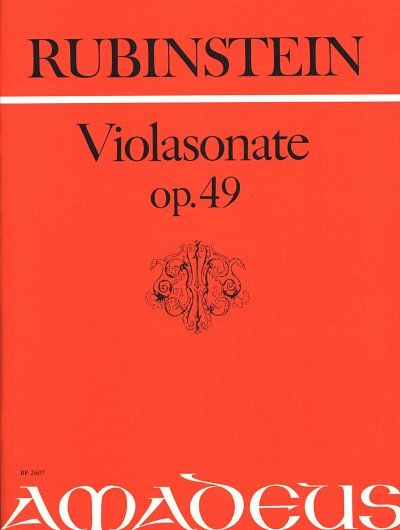 A. Rubinstein: Sonate f-Moll op.49, VlaKlav (KlavpaSt)