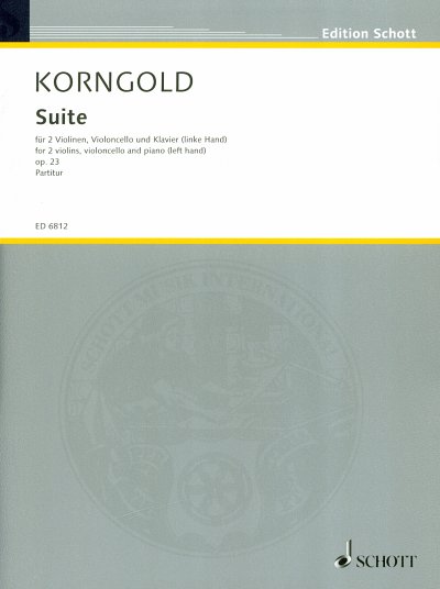 E.W. Korngold: Suite op. 23 (1930)
