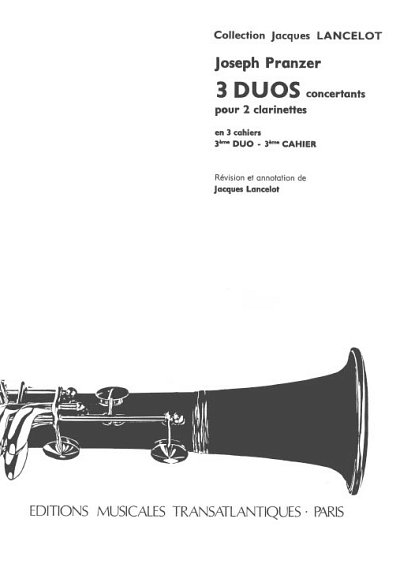 J. Pranzer: 3 Duos Concertants. Vol 3 (Part.)