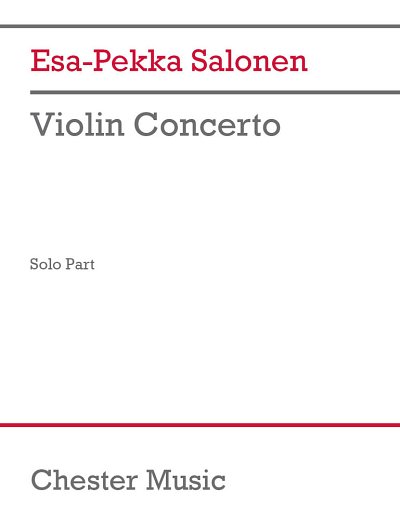 Violin Concerto (solo part), VlOrch