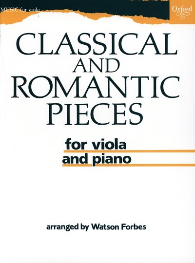 Classical and Romantic Pieces for Viola and Piano, Va