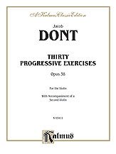 Dont: Thirty Progressive Exercises, Op. 38
