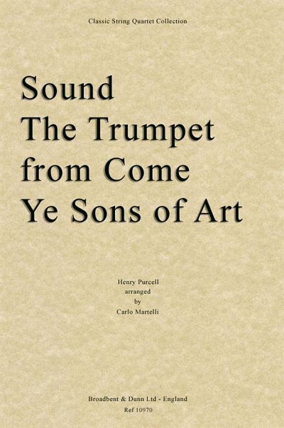 H. Purcell: Sound The Trumpet from Come Ye , 2VlVaVc (Part.)