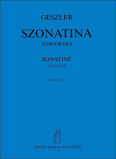 G. Geszler: Sonatina in C major No.1
