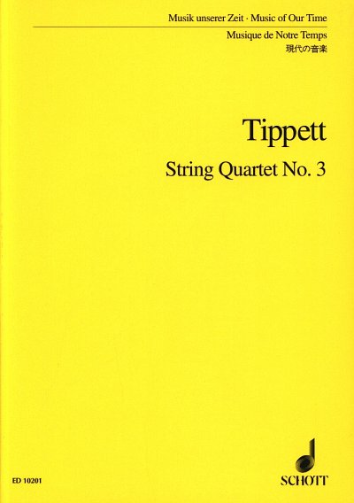 M. Tippett: String Quartet No. 3 , 2VlVaVc (Stp)