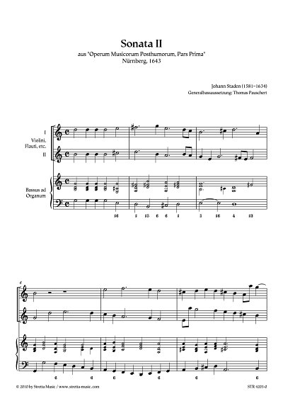 DL: J. Staden: Sonata II aus 