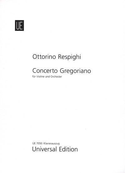 O. Respighi: Concerto Gregoriano , VlKlav (KlavpaSt)