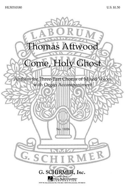 T. Attwood: Come Holy Ghost With H Organ Arr. Knight (Chpa)