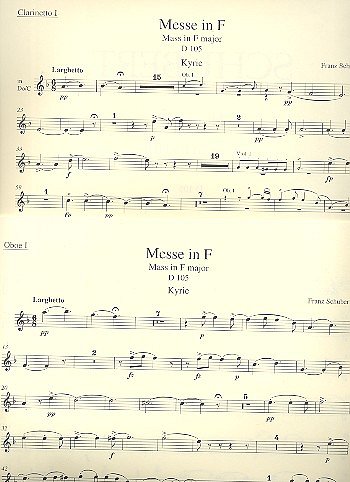 F. Schubert: Messe F-Dur D 105, 6GesGchOrch (HARM)