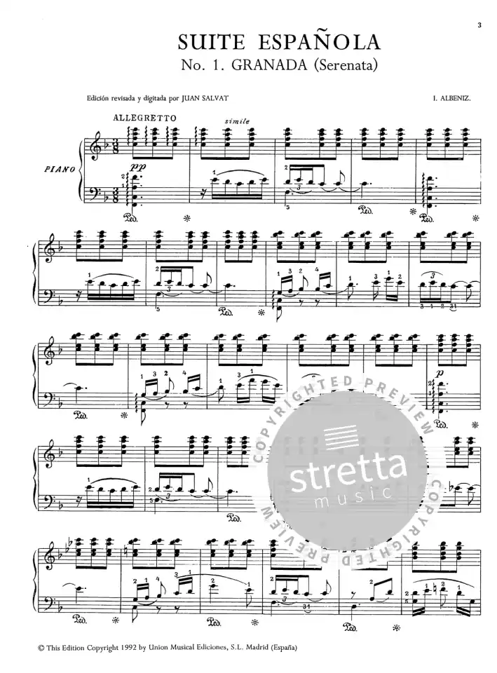 I. Albéniz: Suite Española op. 47, Klav (1)