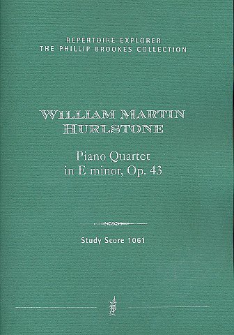 Quartet in e Minor op.43 for violin, (Stp)