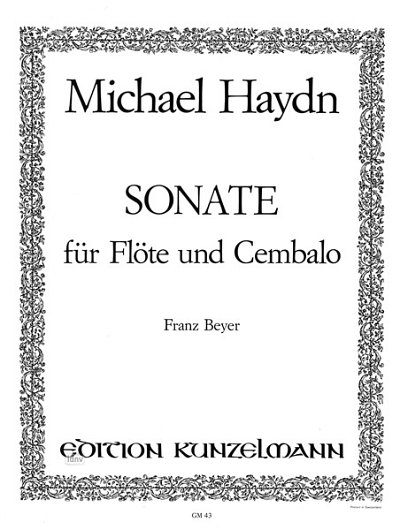 M. Haydn: Sonate G-Dur, FlKlav (KlavpaSt)