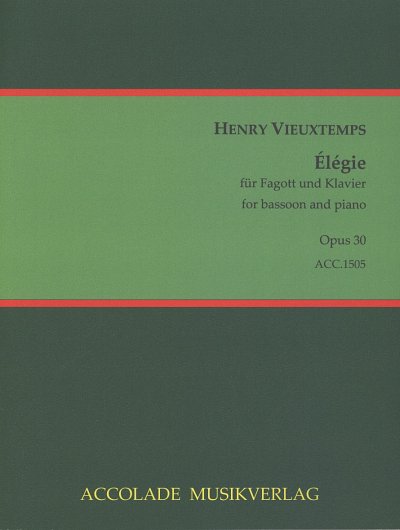 H. Vieuxtemps: Elegie op. 30, FagKlav (KlavpaSt)