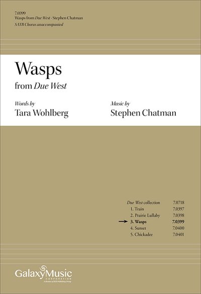 S. Chatman: Due West: No. 3 Wasps, Gch;Klav (Chpa)