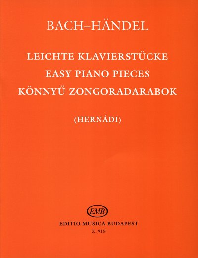 Bach/Haendel: Leichte Klavierstuecke, Klav