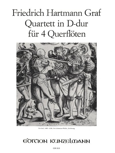 G.F. Hartmann: Quartett für 4 Querflöten D-Dur (Stsatz)