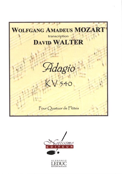 W.A. Mozart: Adagio, 4Fl (Pa+St)