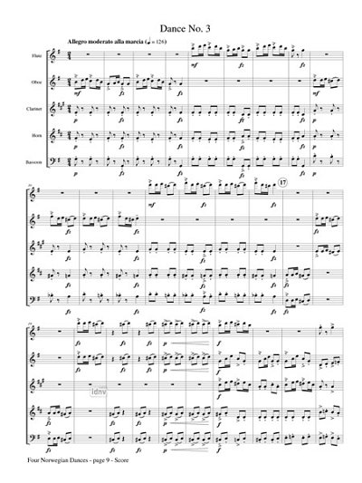 E. Grieg: Four Norwegian Dances (Stsatz)