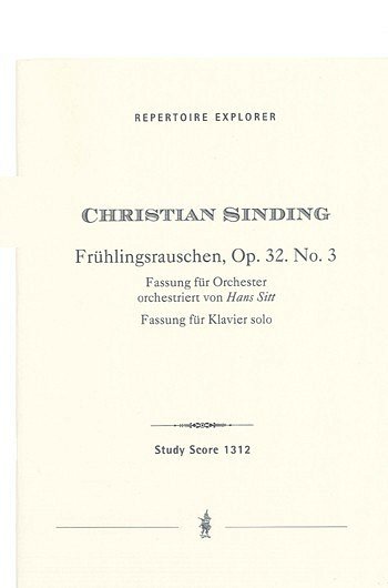 C. Sinding: Frühlingsrauschen op.32 No.3