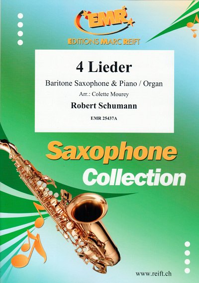 R. Schumann: 4 Lieder, BarsaxKlav/O