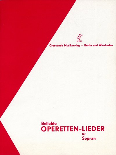 Beliebte Operetten-Lieder für Sopran, GesKlav