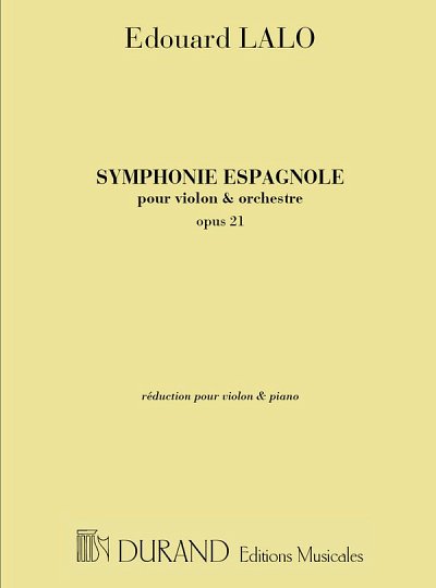 É. Lalo: Symphonie Espagnole, VlKlav (KlavpaSt)